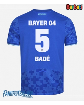 Bayer Leverkusen Loic Bade #5 Tricou Fotbal Replică 2025-26 Barbati Treilea
